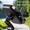 Universal 360° Rotation Phone Holder for Bikes, Scooters & Motorcycles - One-Hand Easy Mount