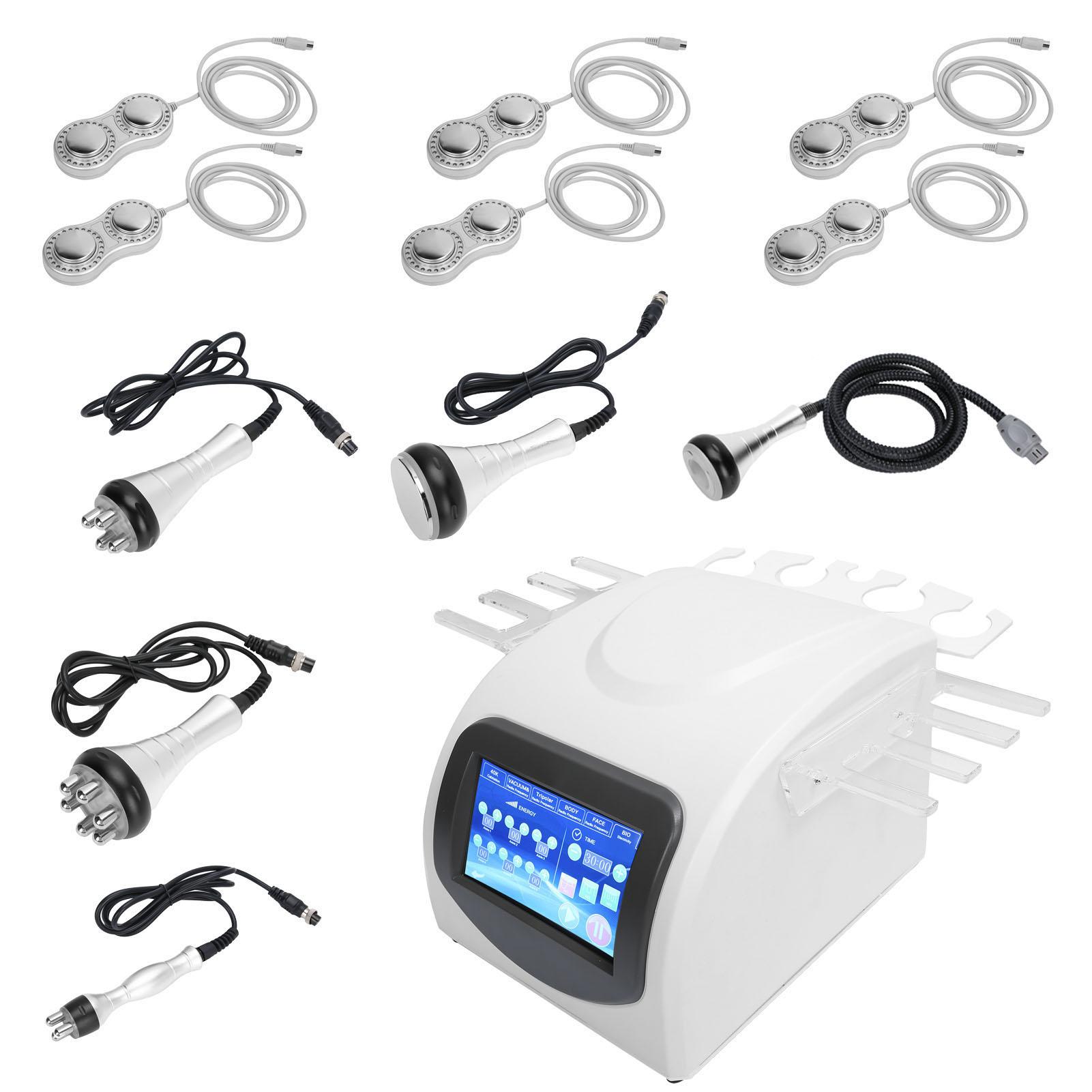 

Аппарат для похудения RF 6 в 1, сжигание жира, ультразвуковой антицеллюлитный аппарат для красоты 110‑240VEU EU Plug