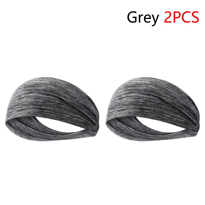 Elastic Sports Headbands Sweat Absorption Headdress Quick Dry Fitness Headband Anti-slip Breathable Sweatbands for Yoga Runnin