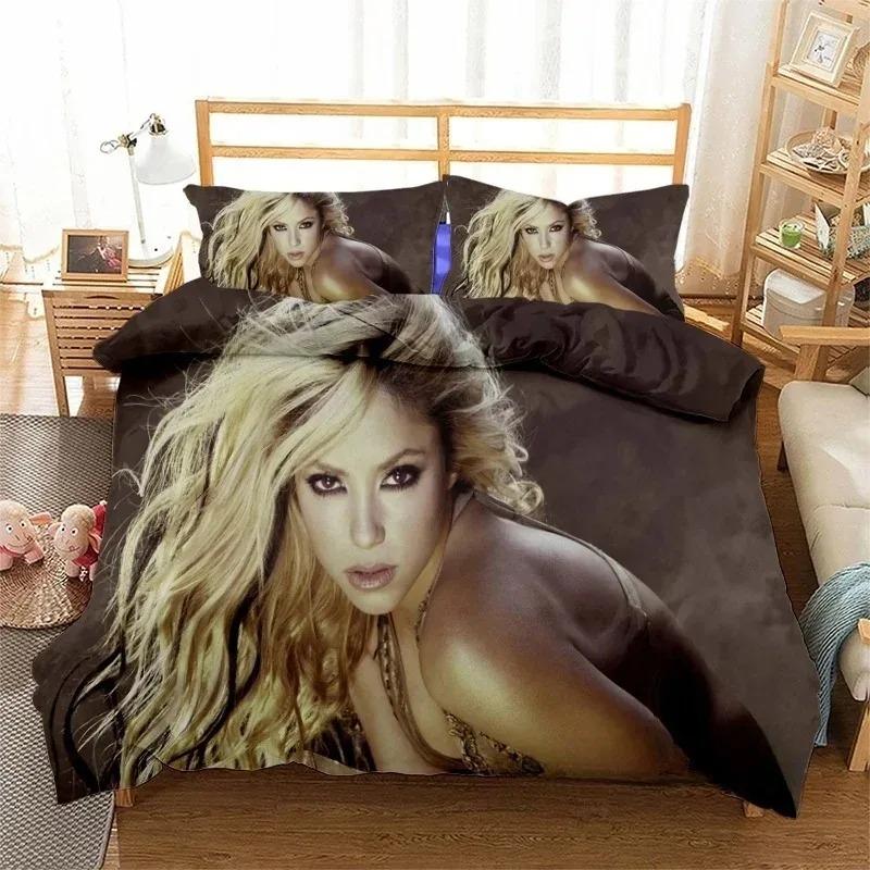 Singer Shakira Bedding Sets Exquisite Bed Supplies Set Duvet Cover Comforter Set Bedding Set Luxury Birthday Gift Home Textiles