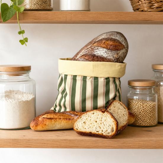 Sacchetti per Pane in Cera d'Api, Riutilizzabili e Resistenti in Tessuto, Mantengono Freschezza e Crosta Più a Lungo, per la Conservazione del Pane Fatto in Casa