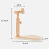 Support de point de croix réglable, support de tour de broderie, cerceau Ratate, anneau de table en bois pour travaux d'aiguille, projets d'artisanat d'art de bricolage