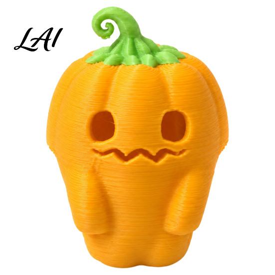Small Pumpkin Ring, Cartoon Printed Halloween Ring 3D Plastic Costume Jewelry Finger Festive Accessory