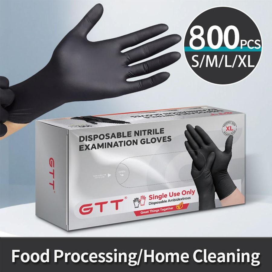 Disposable Nitrile Gloves Wholesale Food Contact Thick Durable Suitable Strong Elasticity Gloves for Kitchen Garden Tattoo Beaut