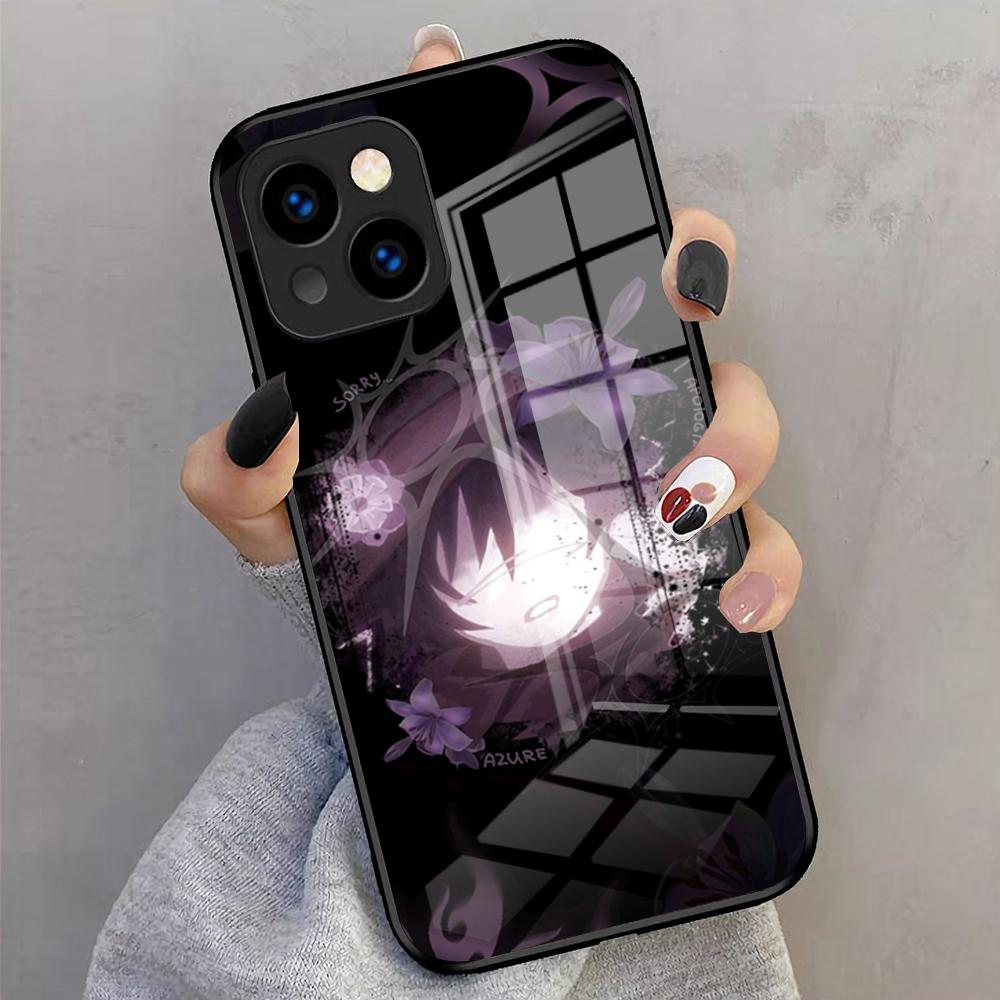 A-Azuretime Two Time A-Azure Phone Case For IPhone 17 Pro Max 16 15 14 Pro Max 13 11 X Xs Xr 8 7Plus Glass Cover