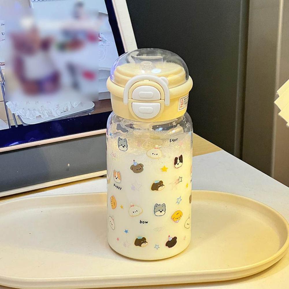 500ml Water Bottle Large Capacity Beverage Bottle Cute Water Cup  Outdoor