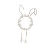 Children's Pearl Rhinestone Claw Hair Clip - Gentle Hold, No Damage Ponytail Buckle Hairpin