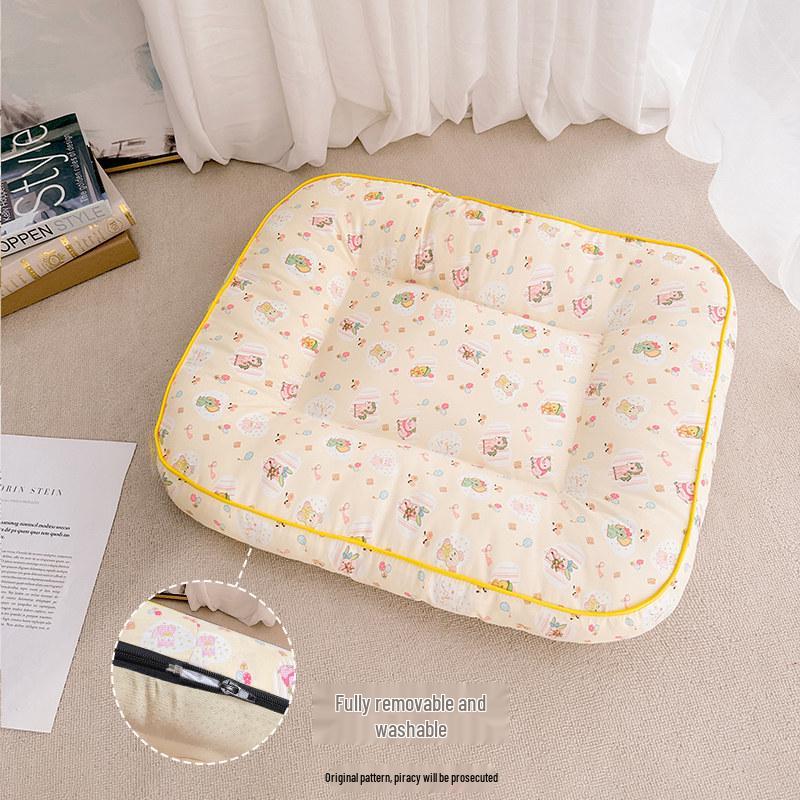 All-Season Washable Pet Sleeping Mat for Rabbits, Cats, and Dogs