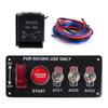 Ignition Control Panel Push Toggle for Truck Motorsport Motorhomes