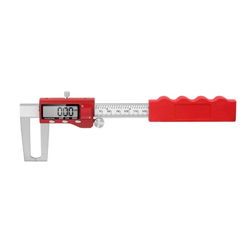 Stainless Steel Measuring Tool 0-150mm Digital Brake Disc Rotor-Gauge Caliper красный