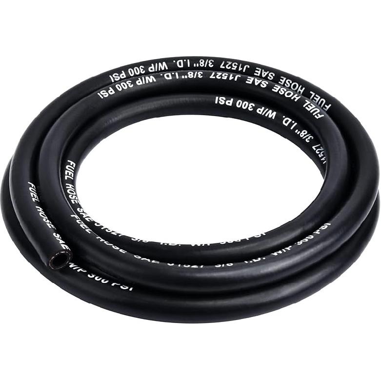 EVIL ENERGY 3/8 Marine Fuel Line Hose Type A1-15 Rubber 10FT SAE J1527