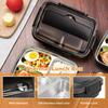 Portable Thermally Insulated Lunch Box with Compartments Stainless Steel Liner Leak Proof Bento Container for School Offices