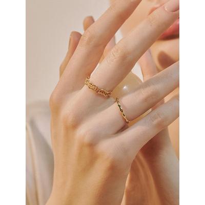 Hei Coral Set Ring