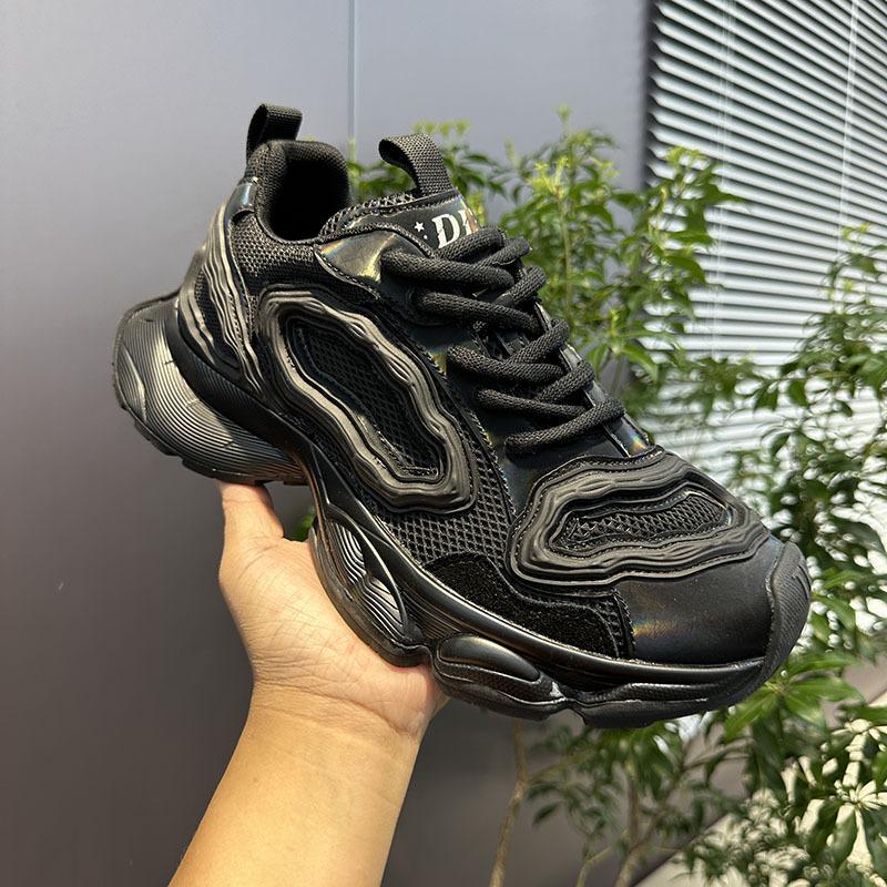 Dad shoes spring and summer new breathable sneakers platform-soled retro thin net shoes trendy shoes dl