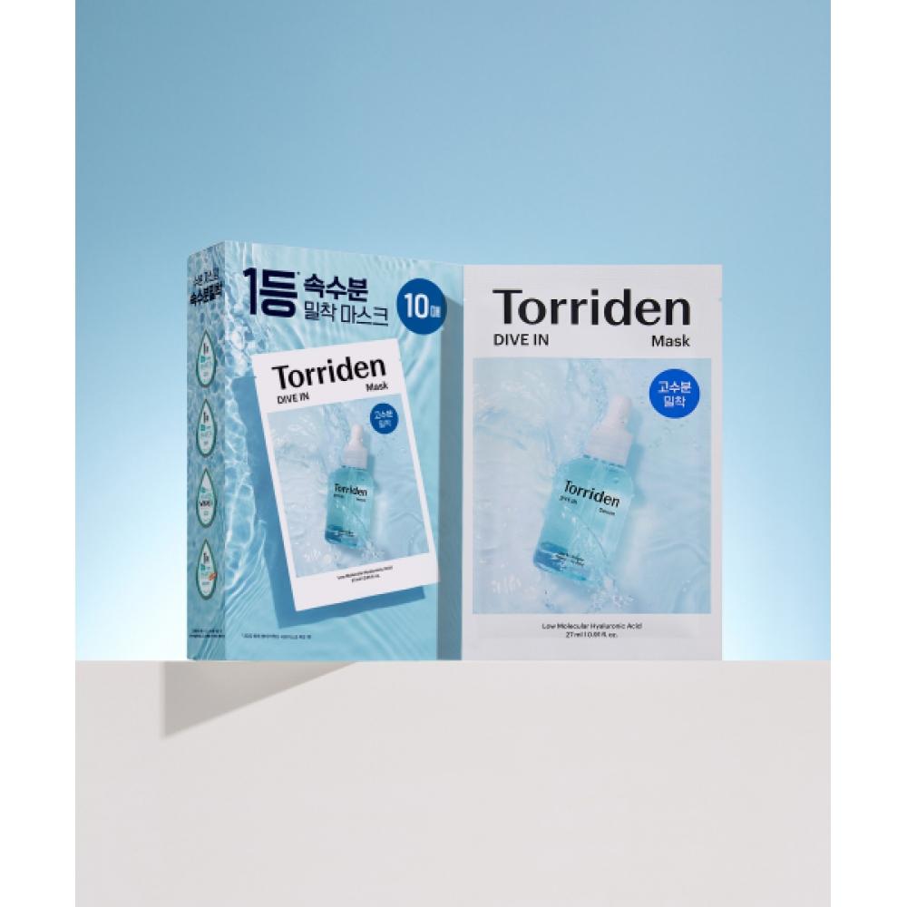 Torriden Dive In Low Molecular Hyaluronic Acid Mask 27ml 10 Sheets NONE