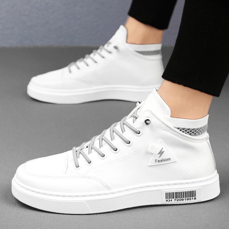 Fashion 2025 New Trendy Versatile Shoes Men's Spring New Breathable White Shoes Men's Sports and Leisure Board Shoes Trendy Shoes