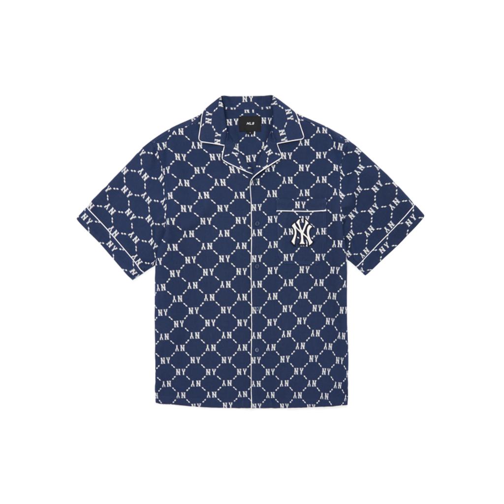 New MLB New York Yankees Shirt Unisex Navy Blue 3AWSM0223-50NYL