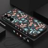 Für Samsung Galaxy S25 S24 S22 Ultra Plus S23 S21 S20 Fe A54 A53 A52 A34 A13 A14 5g Bunte Blumen bemalte Lanyard Tpu Hülle