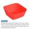 18/36pcs Square Reusable Silicone Cupcake Liners Silicone Cake Mold Muffin Cupcake Baking Molds for Wedding Birthday Party