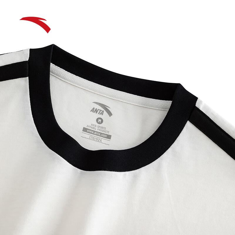ANTA Unisex Minimalist Cotton-Feel Long-Sleeve Crewneck T-Shirt