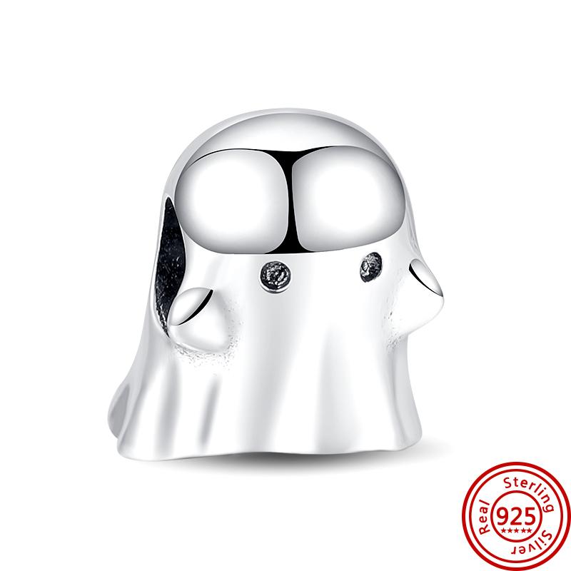 New 925 Silver Squirrel Turtle Elephant Lucky Cat Simple Fashion Bead Fit  Charm Bracelet DIY Women Girl Original Jewelry