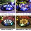 12 LED Solar Buried Lamp In-Ground Light Outdoor Waterproof Multicolor Exterior Sunlight For Garden Yard Lawn Pathway Decoration