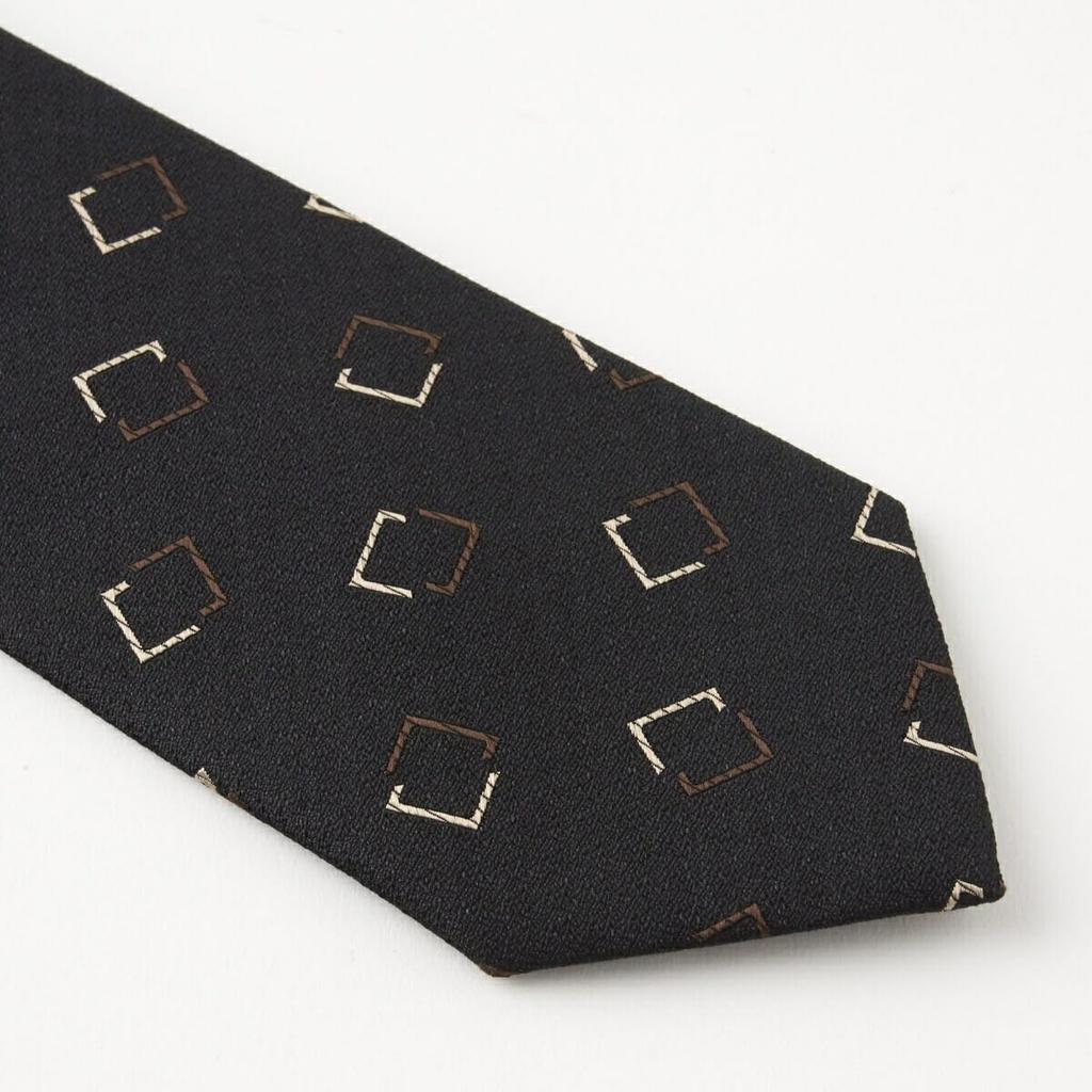 [Ojie] Men's Silk Tie, Regular Tie, Yamanashi Necktie, Melange Pattern, Made in Japan, Business, Stylish, 8cm Width