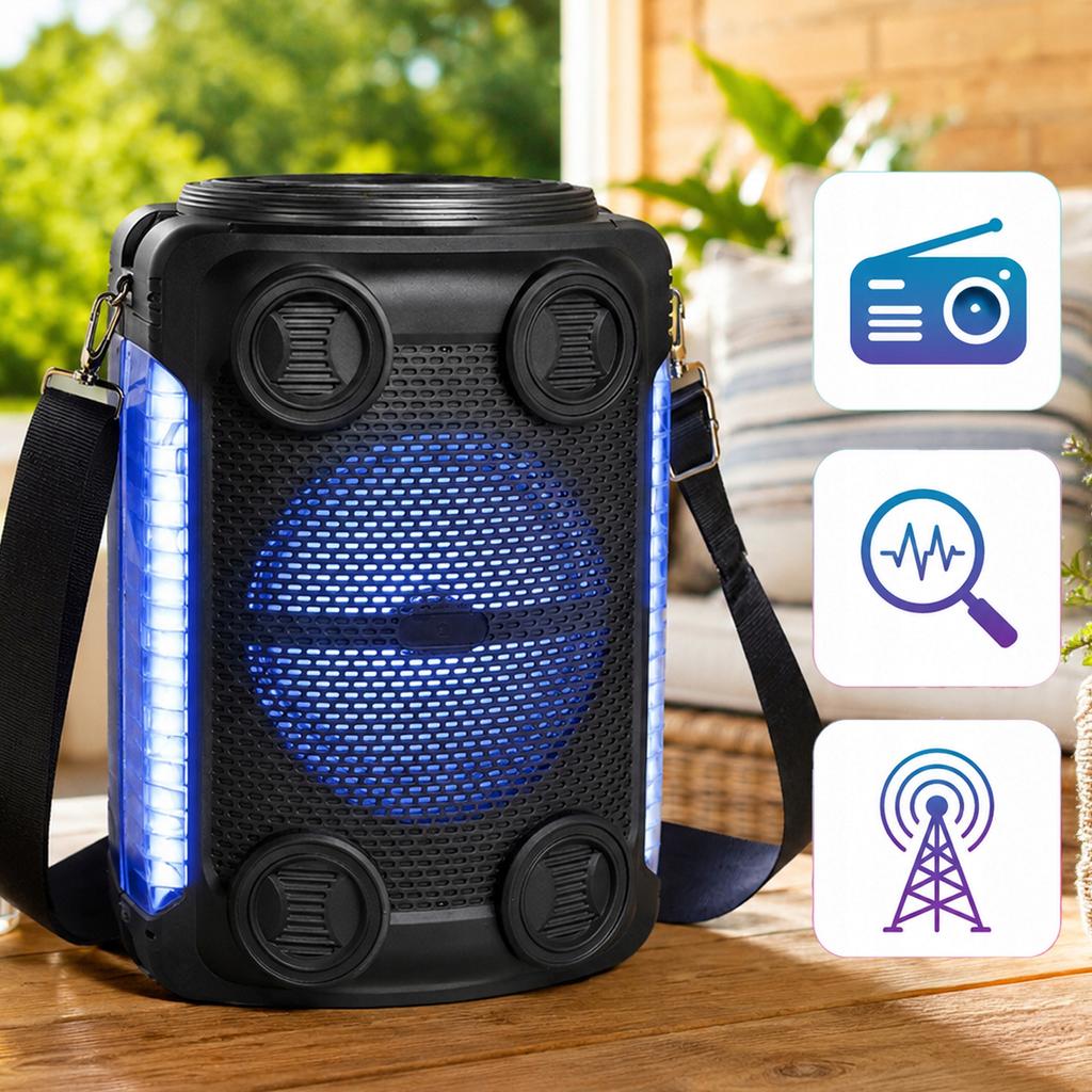[PACZC] Wireless Portable Bluetooth Karaoke Speaker with Microphone N51
