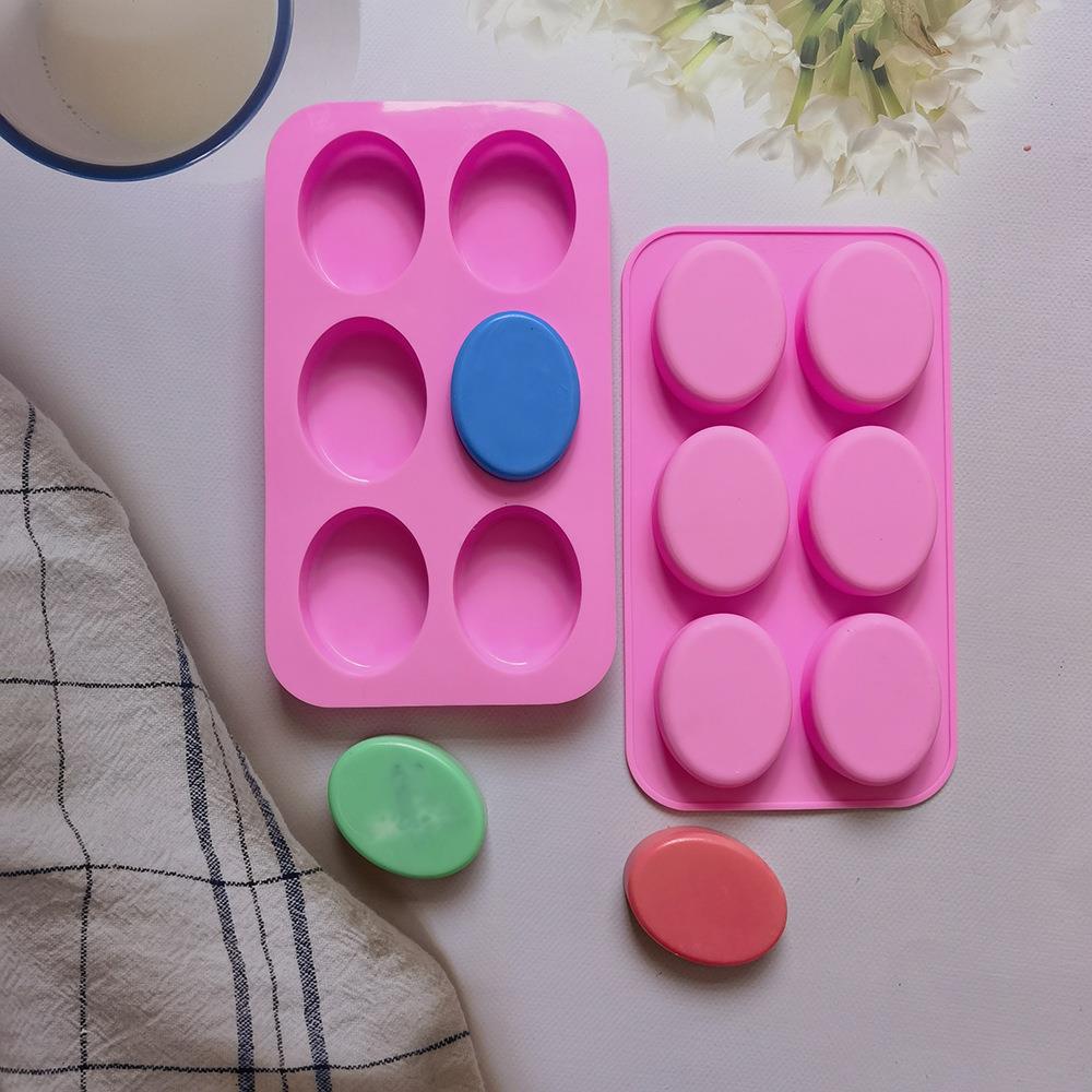 Cake Tools Kitchen Bakeware Handmade DIY 6 Georgia Round Shape Silicone Cake Mold Candy Jelly Chocolate Mold Cake Decoration