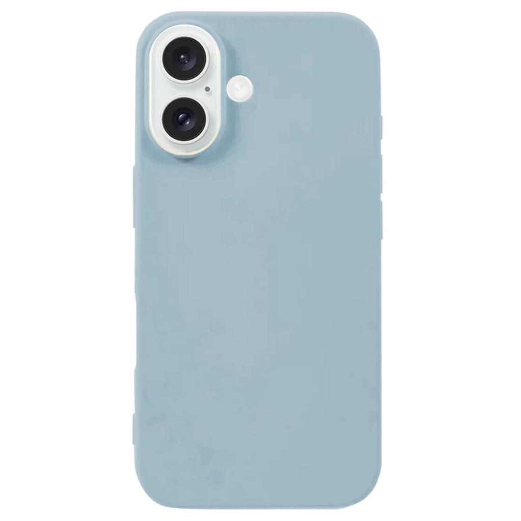 KALEBOL KLB-YTGJ001 For iPhone 16 Case Solid Color Liquid Silicone+PC Phone Cover