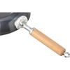 Heiwa Furaze Tsubame Sanjo Black Steel Frying Pan 22cm IH Compatible Gas Wooden Handle Made Japan Selected Materials GR-9747