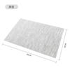 Strictly selected placemat Nordic style colored bamboo Teslin thermal insulation placemat pvc waterproof table mat thermal insulation mat