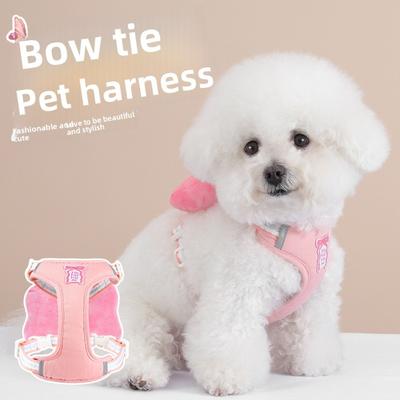 Dog Leash, Vest Style Pet Chest and Shoulder Strap, Dog Leash, Kitten Shiba Inu, Bichon Frise, Teddy Dog Chain