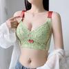 Underwear Women's Summer Thin Women's Bra No Steel Hoop Collar Bra Collection Accessory Breasts Anti Sagging Large Size Bra