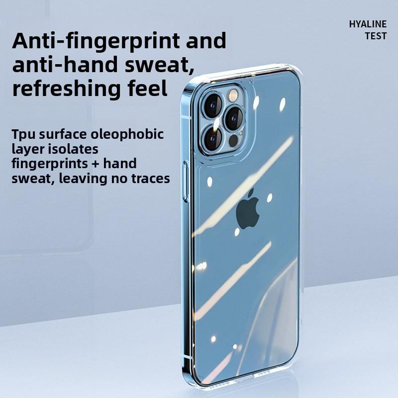 Phone Case For iPhone 17 Air 16 15 14 7 8 Plus 13 12 11 Pro Max Clear Bumper Hard Silicone Luxury Transparent Shockproof Cover