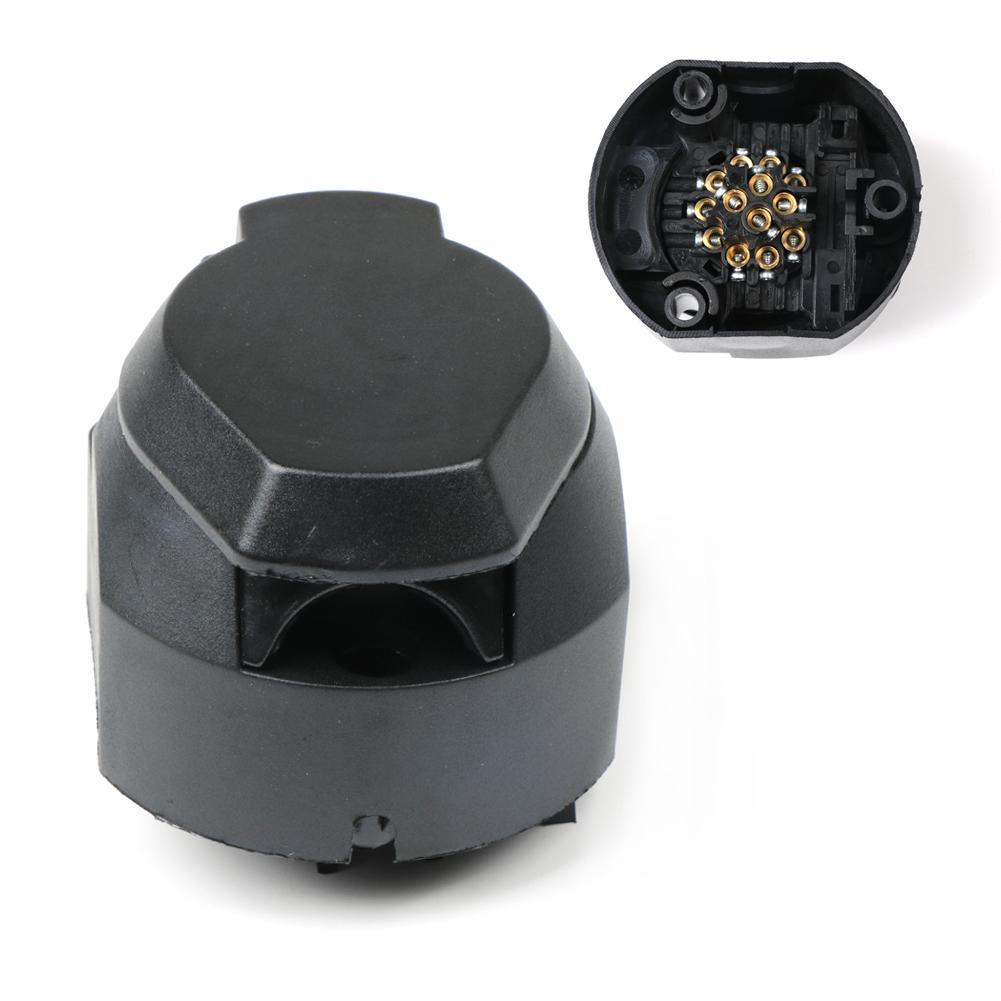 7/13Pin 12V Trailer Wiring Socket Towbar Towing Converter Durable Plug Socket Adapter Protector Connections for Caravan Truck