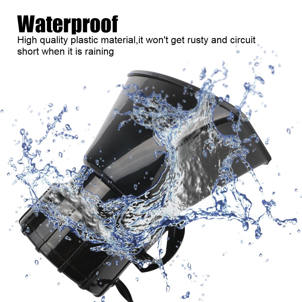 7-Sound Loud Car Warning Alarm Truck Alarm Loudspeaker 12V Siren Air Horn Megaphone Police Firemen Car Horn 110DB