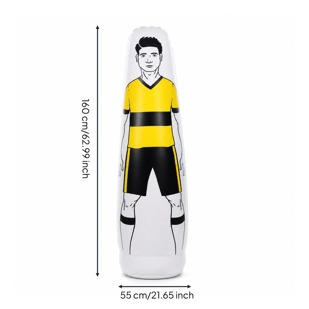 Inflatable Soccer Figure Portable Mannequin Reusable for Backyard