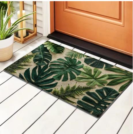 Flower Doormat Carpet Waterproof Door Mat Bedroom Sofa Carpet Floor Mat Soft Bedside Rugs Colorful Home Decoration