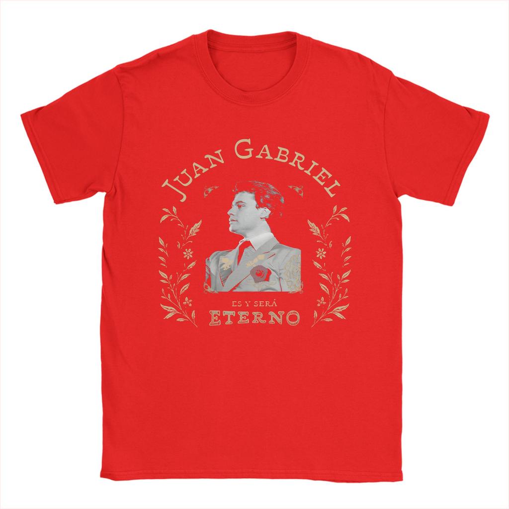 T-shirt Juan Gabriel El Y Sera Eterno da Uomo Fantastica 100% Cotone Girocollo Manica Corta Maglietta Abbigliamento Estivo
