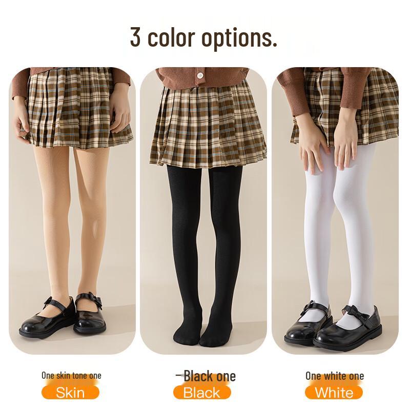 MIIOW Kids' Fleece-Lined Dance Tights