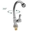 1pc Kitchen Faucet Sink Faucet 360° Rotation Plastic Steel