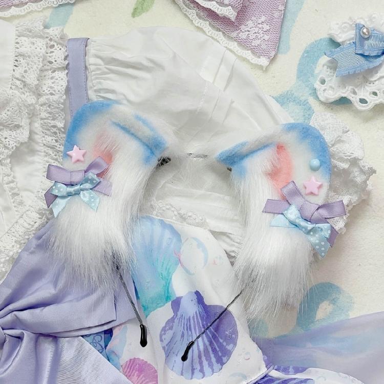 Handmade Fun Cosplay Headpiece Wolf-Ears Halloween Party Role Play Headband