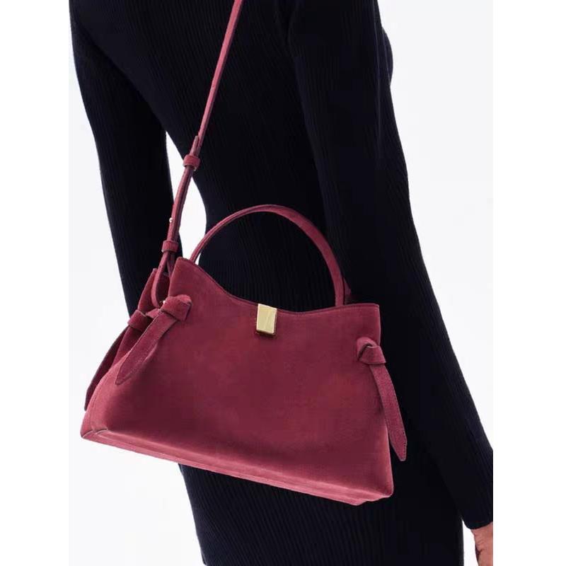 Marken Design Wildleder Mattierte Umhängetasche Retro Luxus High-End Damen Tasche Mode Neu Einfach Vielseitig Große Kapazität Tragetasche