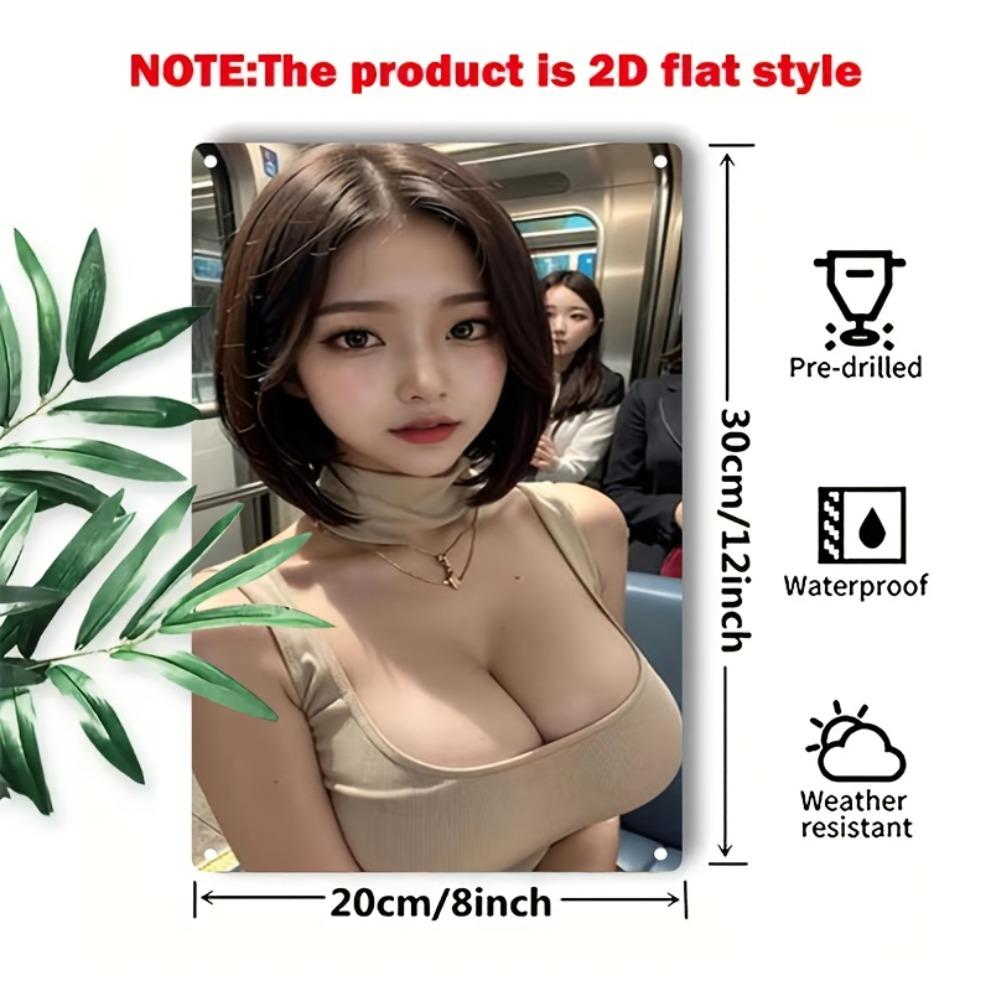 Metal Sign for Home & Cafe - Durable Iron, Easy Install, Christmas Gift, Office Decor