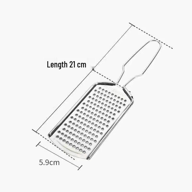 Stainless Steel Soap and Cheese Grater, Shredder, and Zester