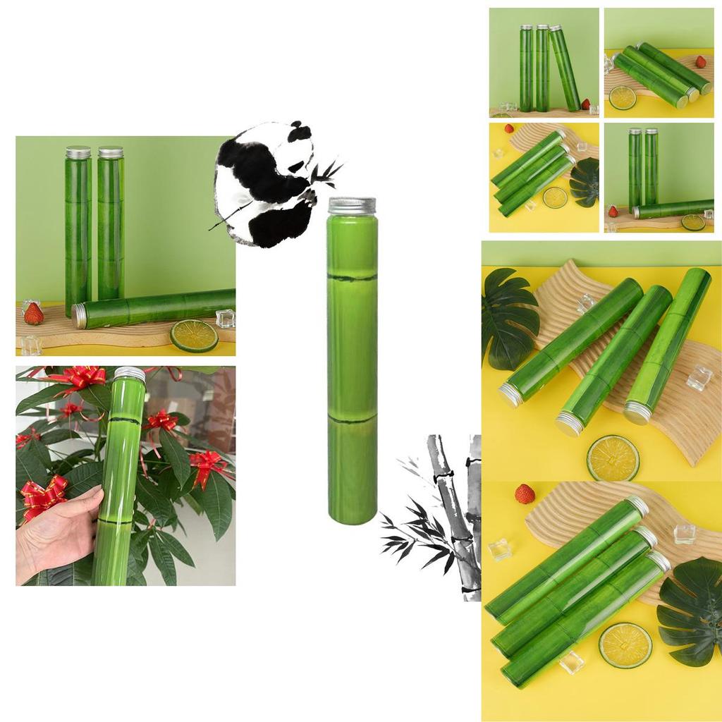 400ml Haustierplastik Bambus Design Becher für Outdoor-Sport und Getränke