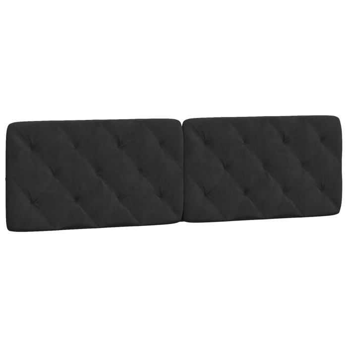 VidaXL Coussin de Tête de Lit, Oreiller de Tête de Lit avec Bandes Auto-agrippantes, Coussin Rembourré Chambre à Coucher, 374741
