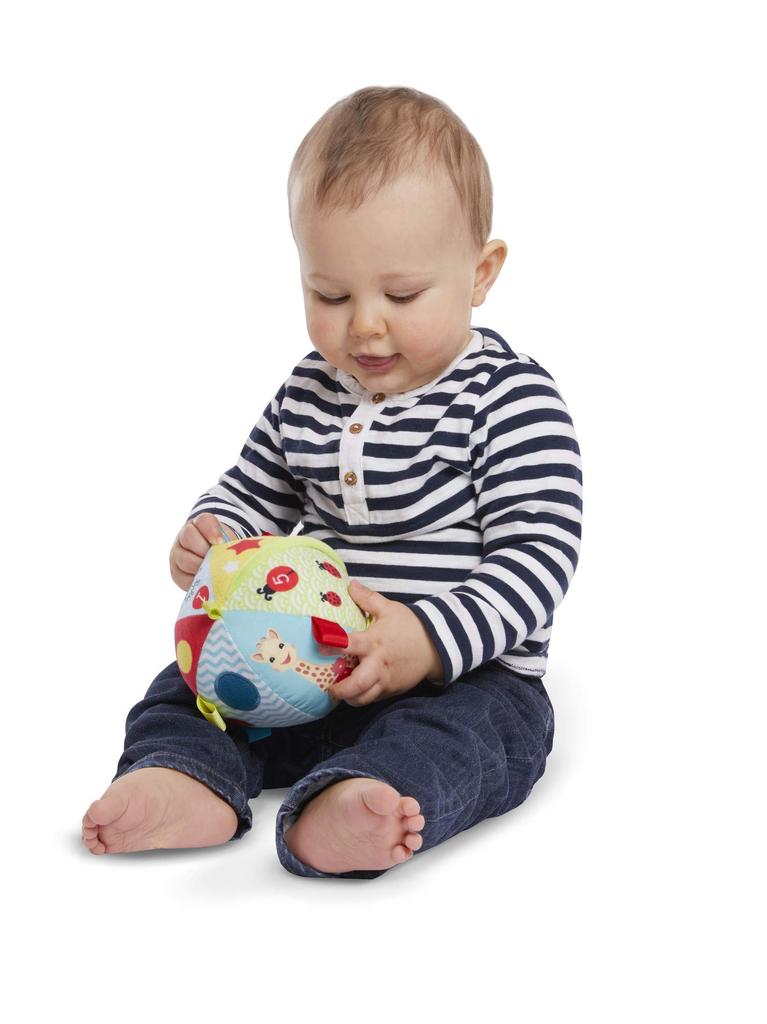Sophie the Giraffe First Ball [Official Japanese Product] Vulli Softball Baby Ball Develops the Five Senses for Babies and Infants Ages 0-3 Months, 1