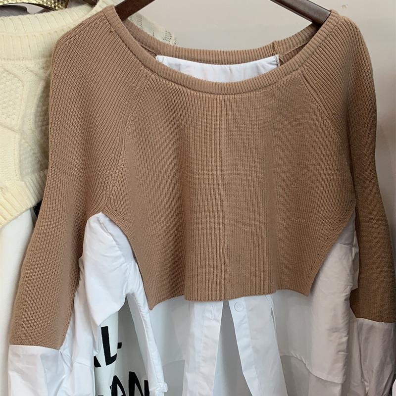 Pulovere de damă cu design moale și cerat, jachete pulover largi în stil leneș